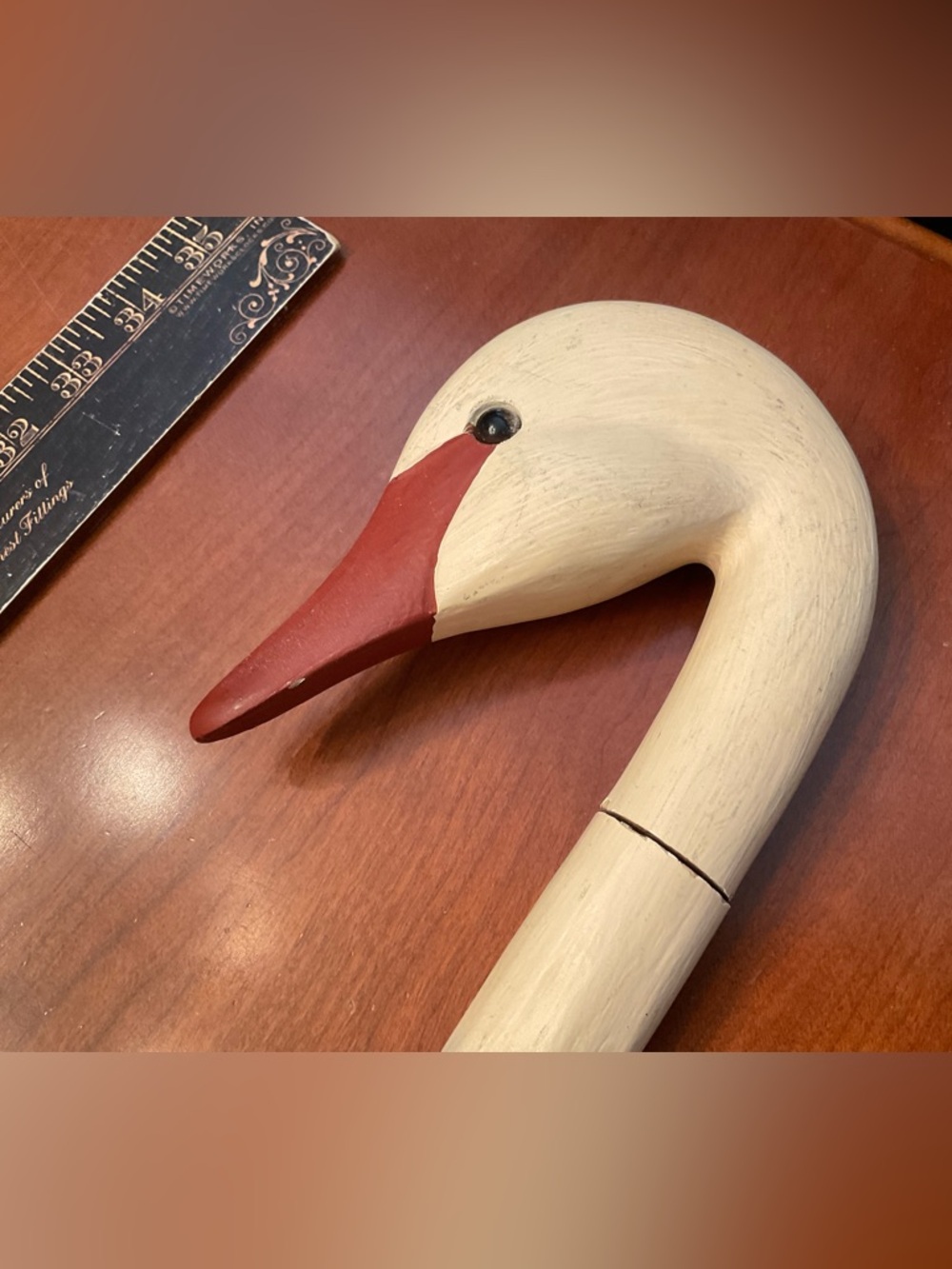 Swan's Head Wooden Cane